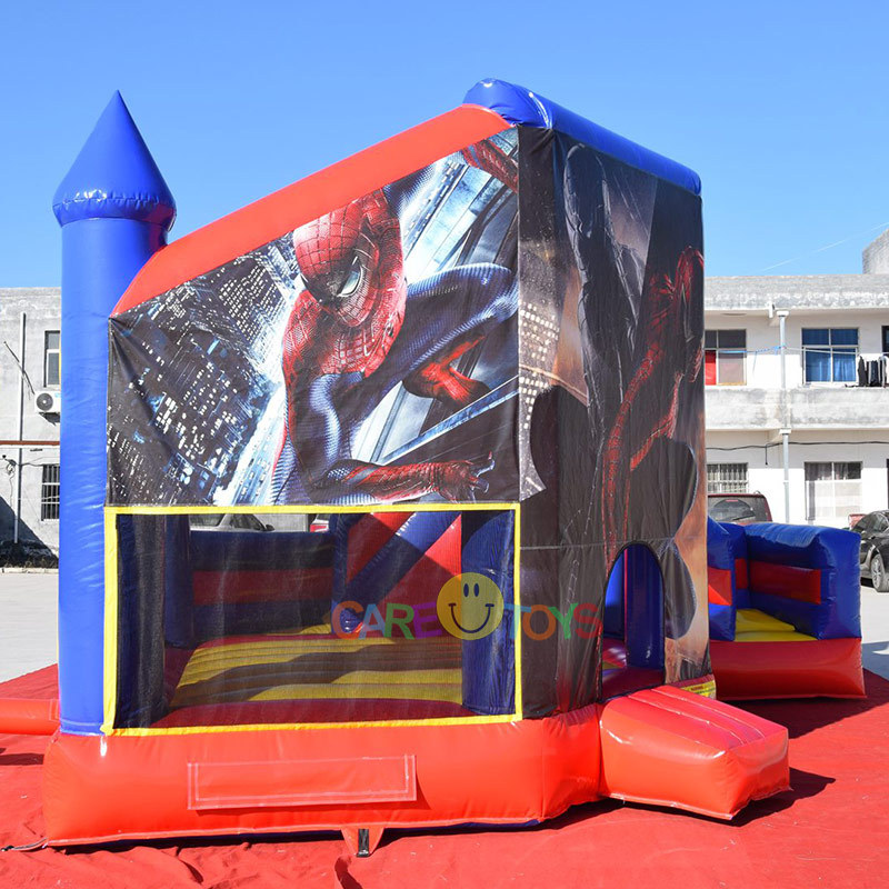 Spiderman bounce house with slide
