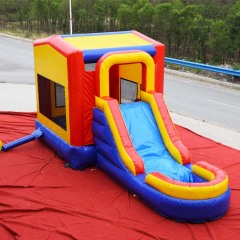 Classic Inflatable Moonwalk With Waterslide