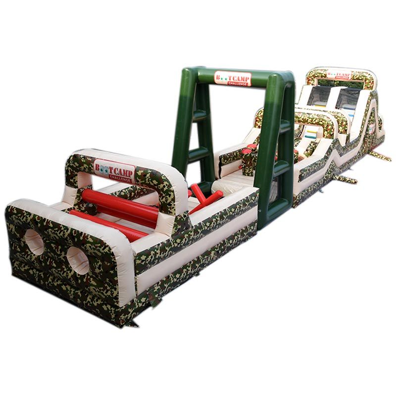 military bootcamp inflatable obstacle
