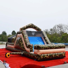 camouflage inflatable obstacle course