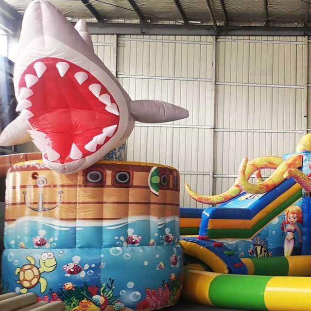 Seaworld inflatable pool water park