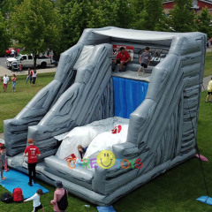 Gray Marble Rocky Inflatable cliff jump