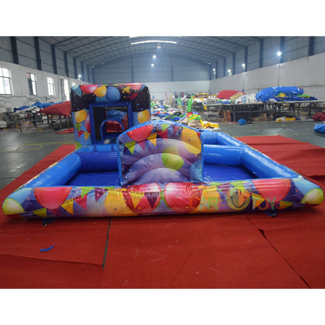 Custom Bouncy castle with ball pit for toddlers