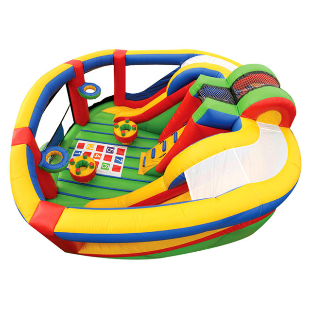 Round Inflatable playground slide