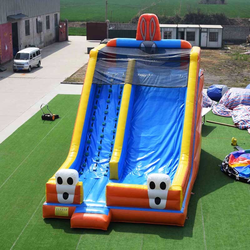 giant farm rubbit inflatable animal slide