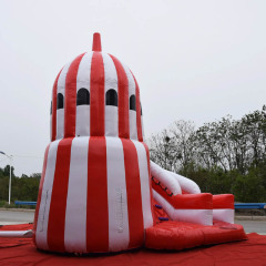 light tower inflatable slide