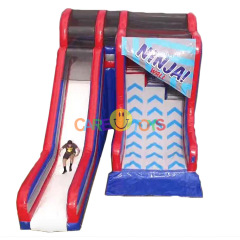 Inflatable ninja wall challenge game