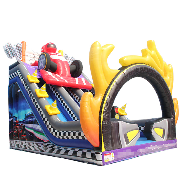 high speed race car Inflatable slide