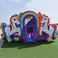 Unicorn themed bounce house kids playland