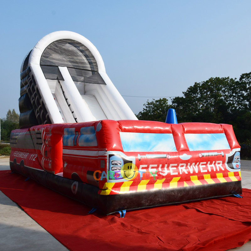 Smaller Fire Truck inflatable slide