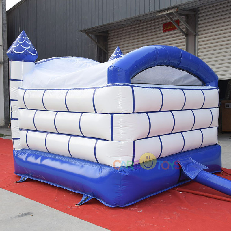 blue mini kids bouncy castle