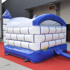 blue mini kids bouncy castle