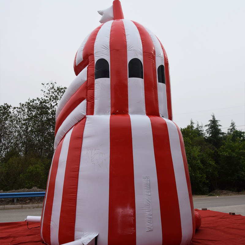 light tower inflatable slide