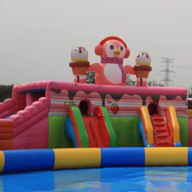 Lovely Candy Land Inflatable Waterpark