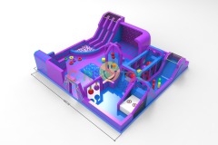 new design 19x18m inflatable park