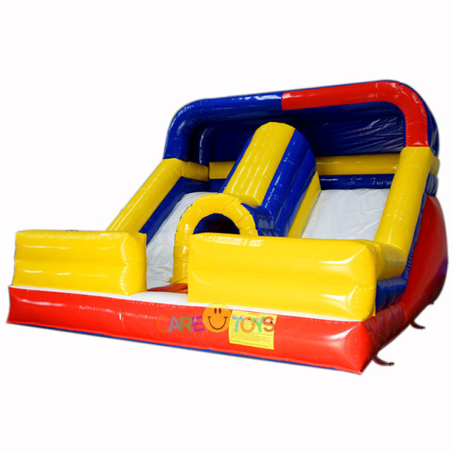 indoor dual lane mini inflatable slide