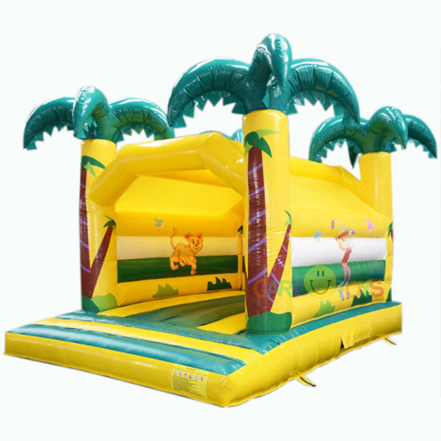Jungle zoo bouncy castle