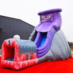 farm barnyard Twisted Twister bug inflatable slide