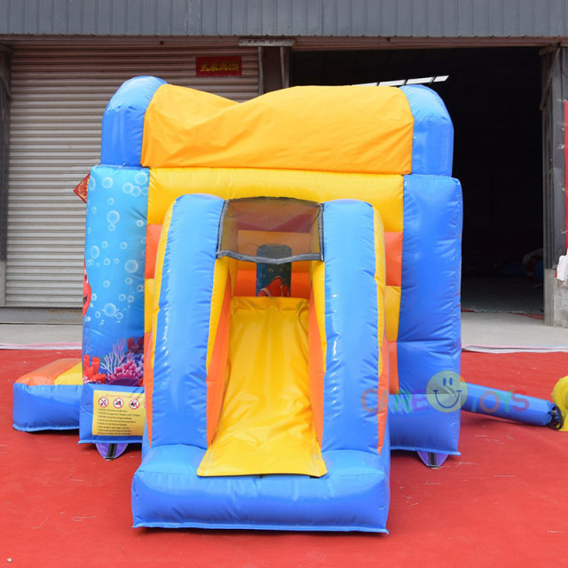Clown Fish Bouncy castle with Slide