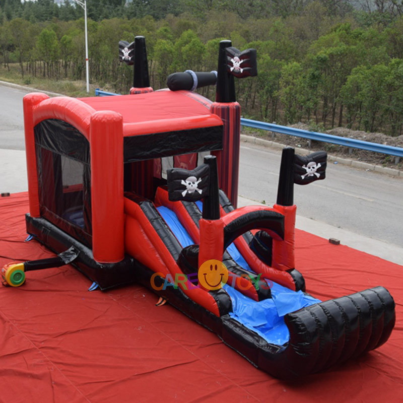 Pirate Theme Bouncer with water slide