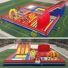 20x20m indoor inflatable trampoline park