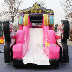 Princess Carriage Bounce House with slide combo