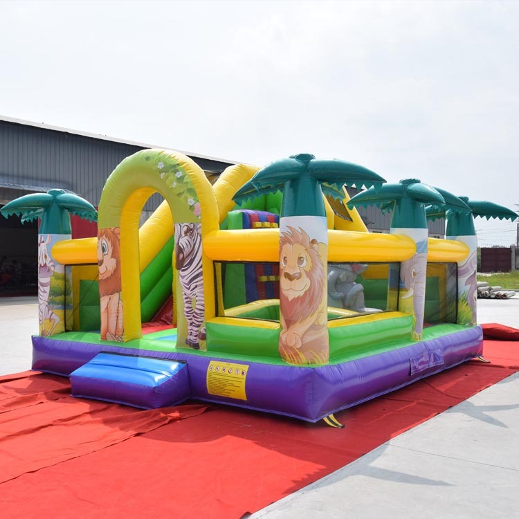Jungle Animal Zoo Inflatable playland