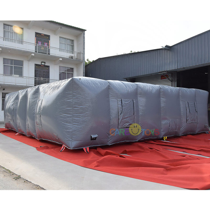 Inflatable laser tag maze