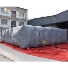 Inflatable laser tag maze