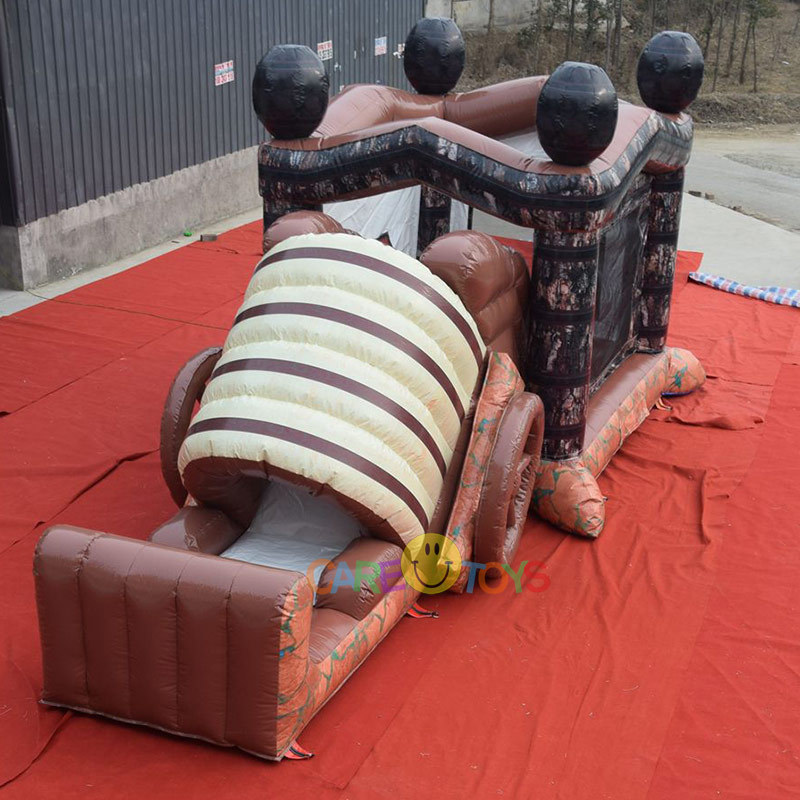 Stagecoach Bounce House with slide