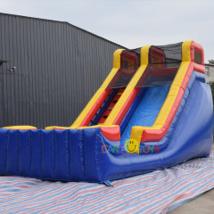 Cheap small backyard inflatable slide for kids