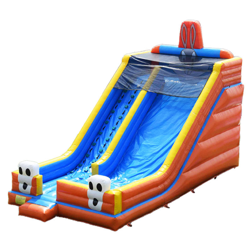 giant farm rubbit inflatable animal slide