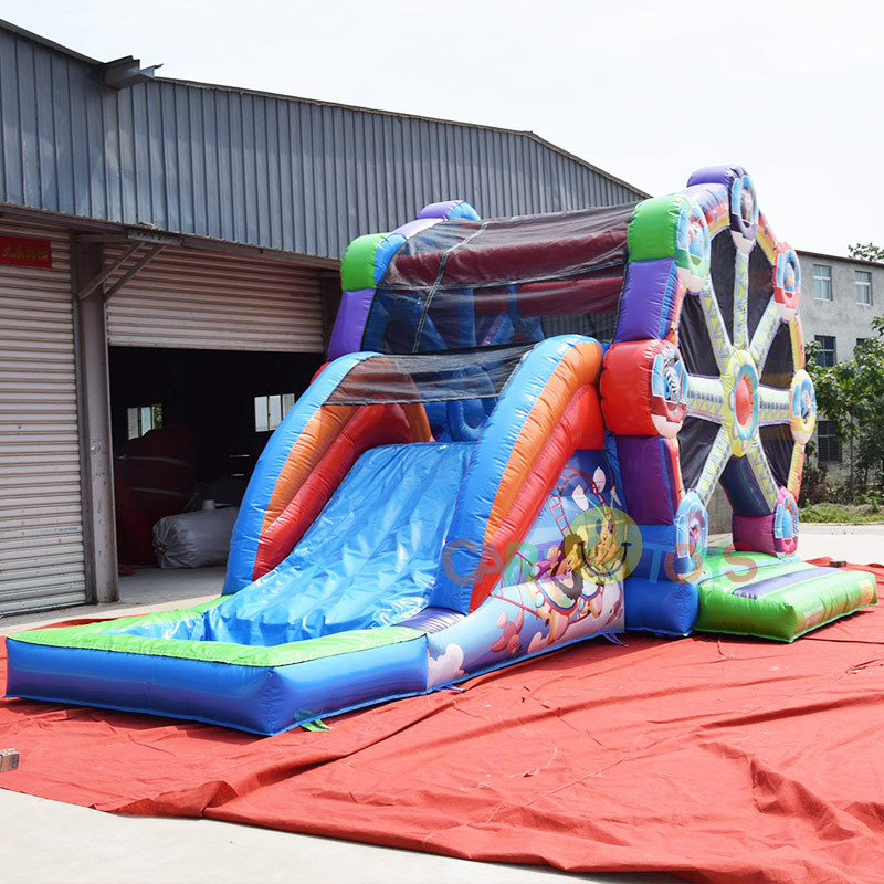 Ferris Wheel Inflatable Bouncer with pool water slide