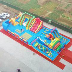 28x12m children play games inflatable world