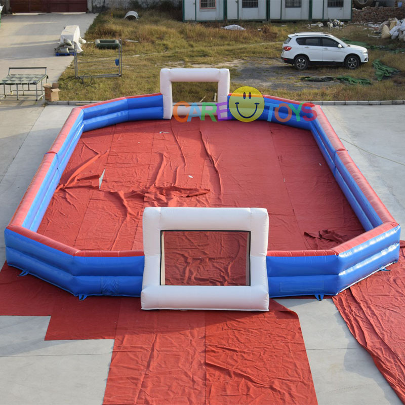 Giant inflatable football field