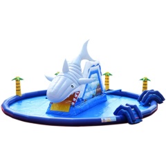 Giant Inflatable Shark Water park