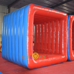 Inflatable human flip it game