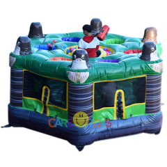 Inflatable whack a mole