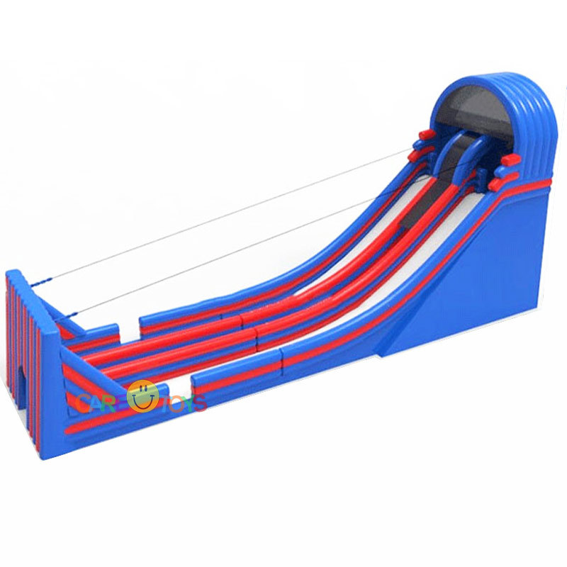 Blue Red outdoor Inflatable zip line game