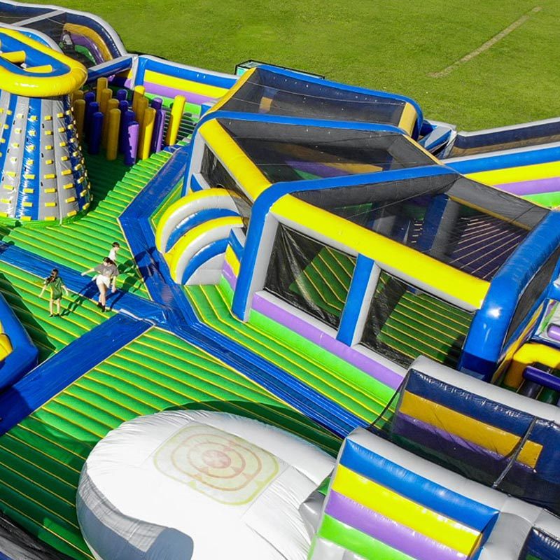35x25m outdoor bounce game world inflatable park