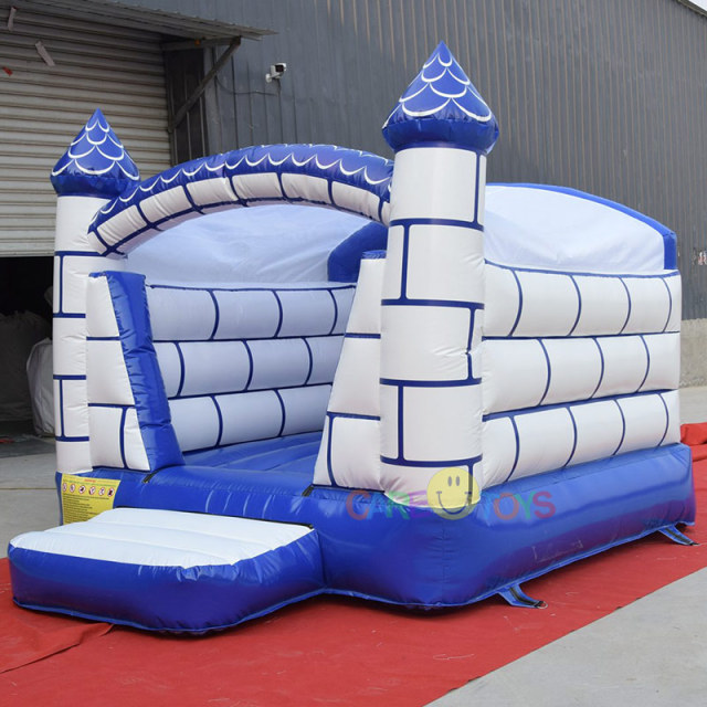 blue mini kids bouncy castle