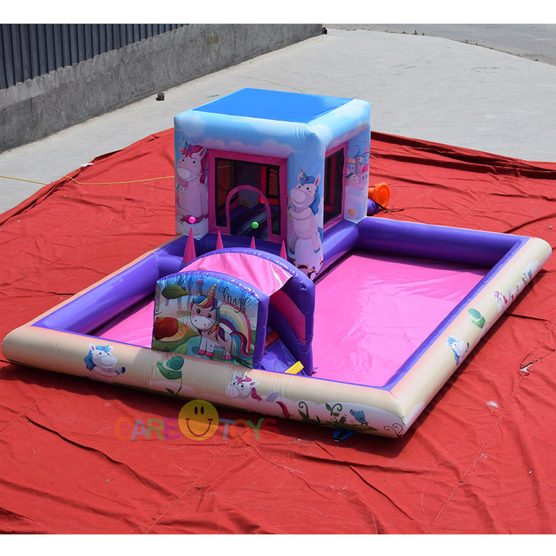 Custom Bouncy castle with ball pit for toddlers