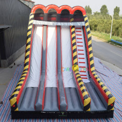 Giant Outdoor Three lane inflatable slide