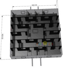 Inflatable laser tag maze