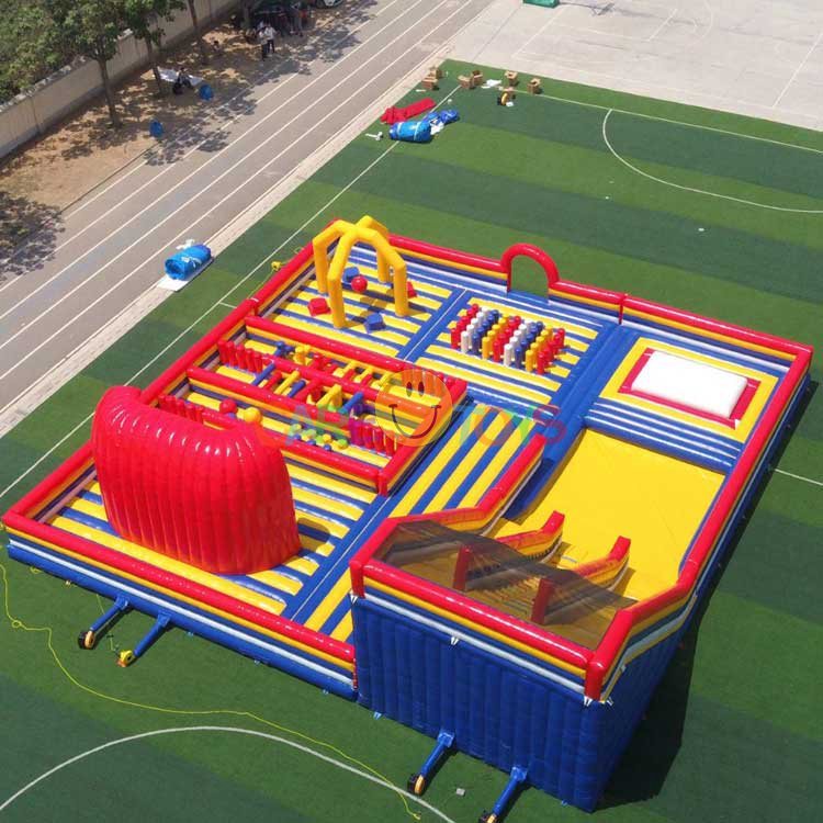 20x20m indoor inflatable trampoline park