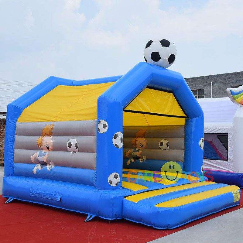 3D Football Bouncy castle