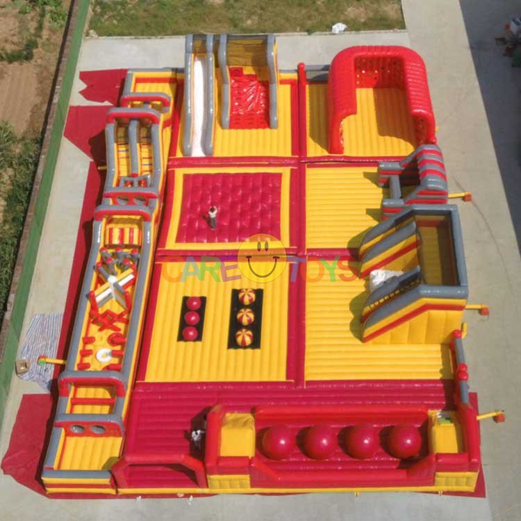 Giant 30x20m custom inflatable theme park
