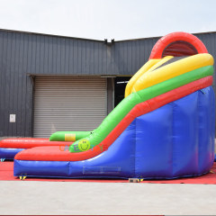 Helix inflatable slide