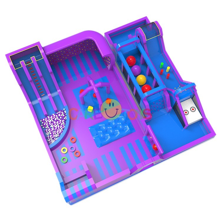 new design 19x18m inflatable park