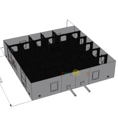Inflatable laser tag maze